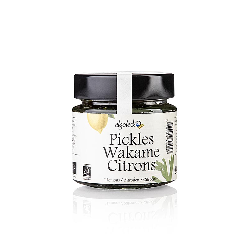 Pickles Wakame al limone - Alghe wakame al limone, Algolesko, BIO, 110 g
