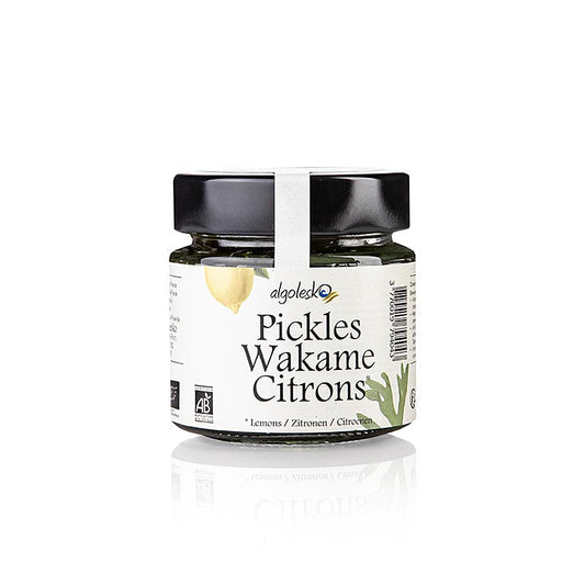 Pickles Wakame Citrons - Algues wakame au citron, Algolesko, BIO, 110 g