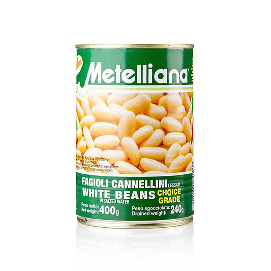 Cannellini Bohnen, weiss & klein, Metelliana, 410 g