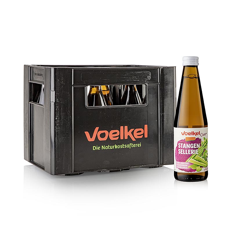 Voelkel - Care Céleri-branche, jus de céleri, BIO, 3,3 l, 10 x 330 ml