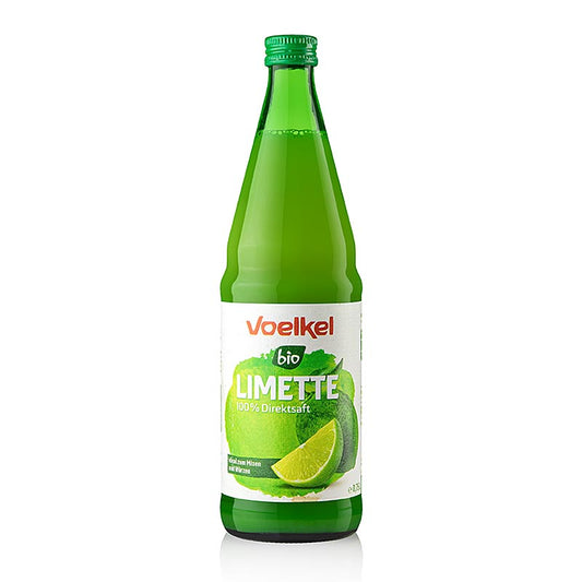 Voelkel - Succo di lime, 100% succo puro, non zuccherato, BIO, 750 ml