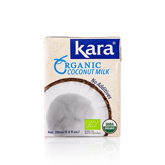 Lait de coco Kara BIO, 17 % de matière grasse, 200 ml