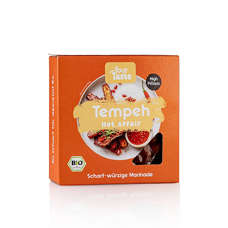 Tempeh Hot Affair - scharf/würzig, aus Süßlupinen & gelben Erbsen, BIO, 200 g