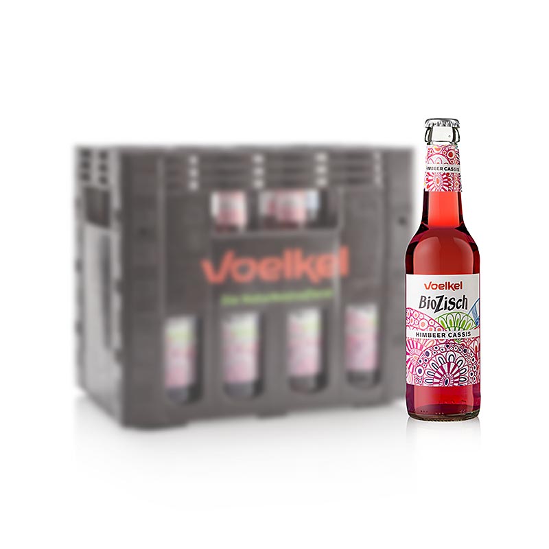 Voelkel - BioZisch Lampone e ribes nero, BIO, 3,96 l, 12 x 330 ml