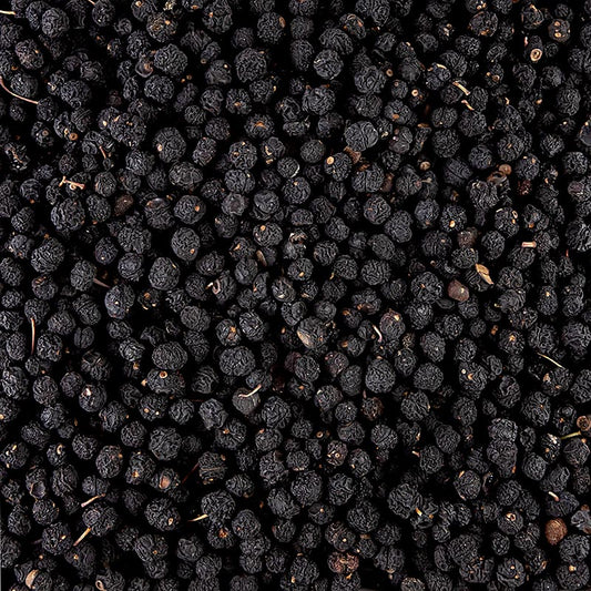 Tasmanische Pfefferbeeren, ganz, schwarz, 250 g