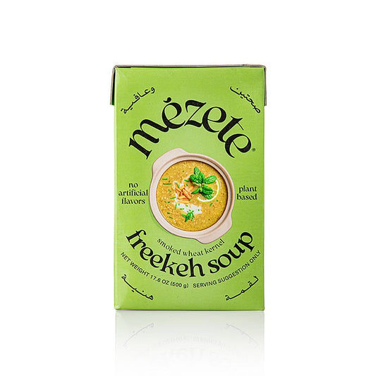Zuppa gourmet al freekeh, zuppa di grano, mézete, 485 ml