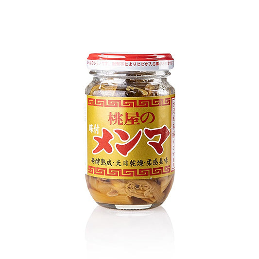 Ajitsuke Menma, strisce di germogli di bambù sottaceto, Momoya, Cina, 100 g