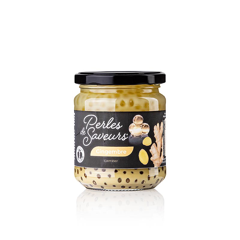 GlobeXplore - Perles de caviar de fruits « Gingembre », 15 mm, sphériques, Flavor Pearls, 200 g