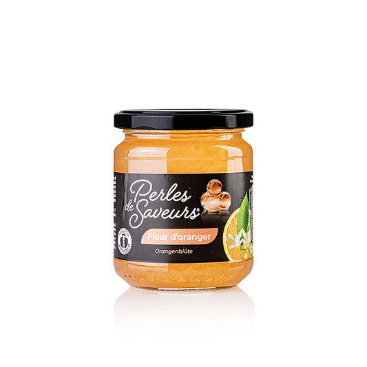 Caviar de fruits en sphères « Fleur d'oranger », 15 mm, sphériques, perles aromatisées, 200 g