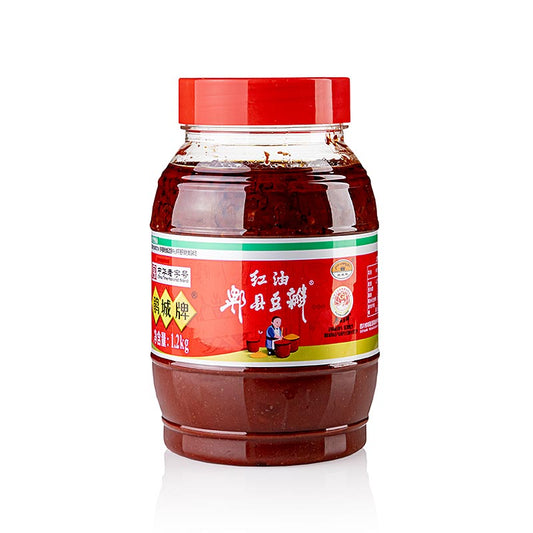 Pixian Doubanjiang, pasta di fagioli e peperoncino fermentata, JUAN CHENG PAI, 1,2 kg