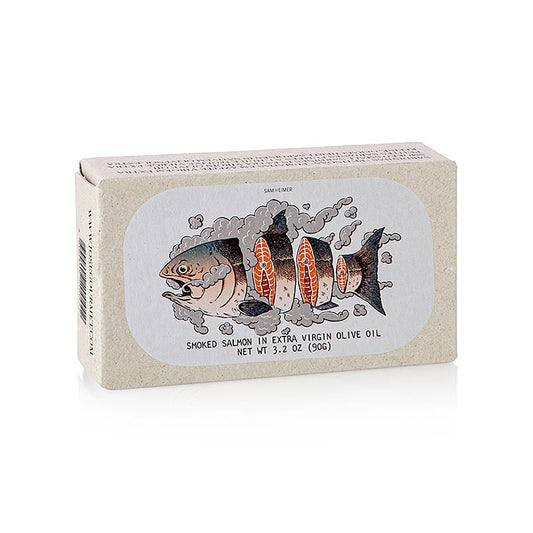Filetto di salmone affumicato in Olio d'oliva , Jose Gourmet, 90 g