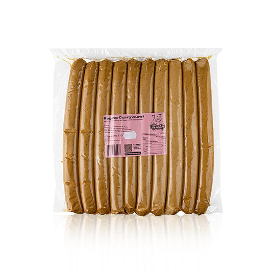 The Raging Pig Company - Currywurst (végétalien), 1,2 kg