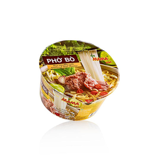 Pho Bo, spaghetti di riso istantanei al gusto di manzo, Mama, 130 g