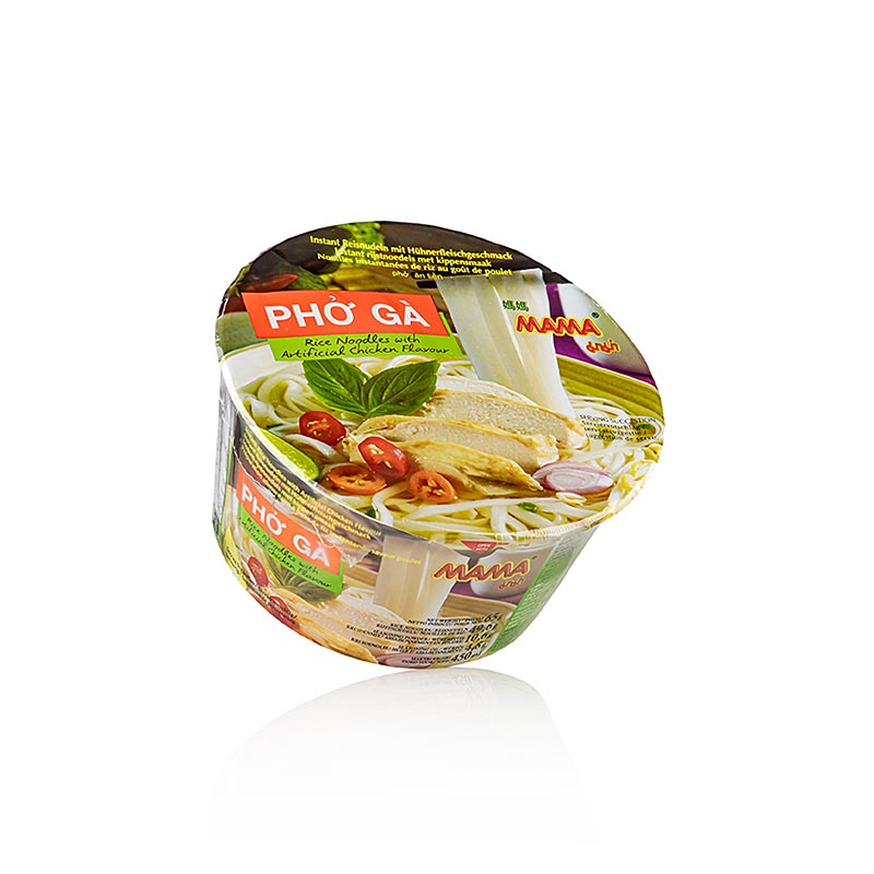 Pho Ga, spaghetti di riso istantanei al gusto di pollo, Mama, 130 g