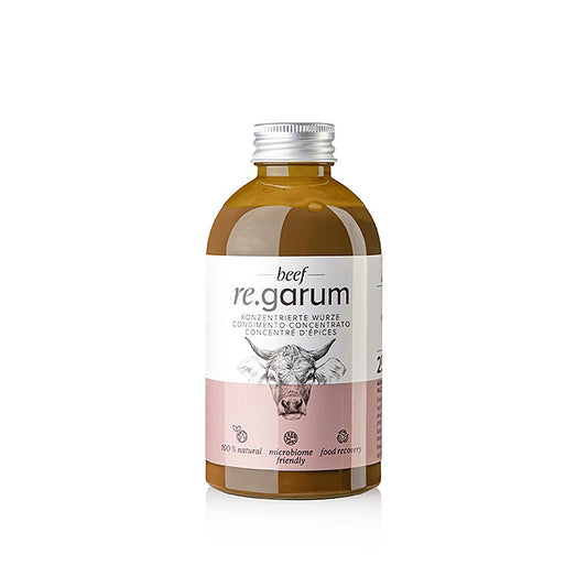 re.garum® Bœuf, concentré d'assaisonnement, 250 ml