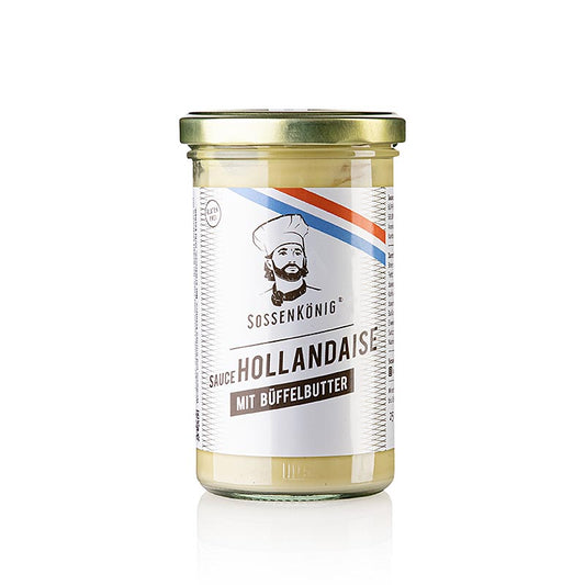 Sossenkönig - Sauce hollandaise au beurre de bufflonne, sauce prête à l'emploi, 250 ml