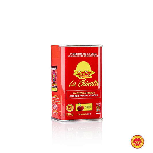 Paprika in polvere dolce, affumicata, PIMENTÓN de la Vera, La Chinata, DOP, 130 g