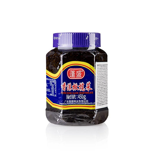 Foglie di senape con olive, fermentate, PENG SHENG, 450 g