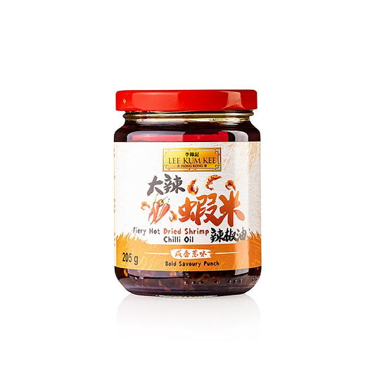 Salsa aromatica con gamberetti secchi e peperoncino, Lee Kum Kee, 205 g