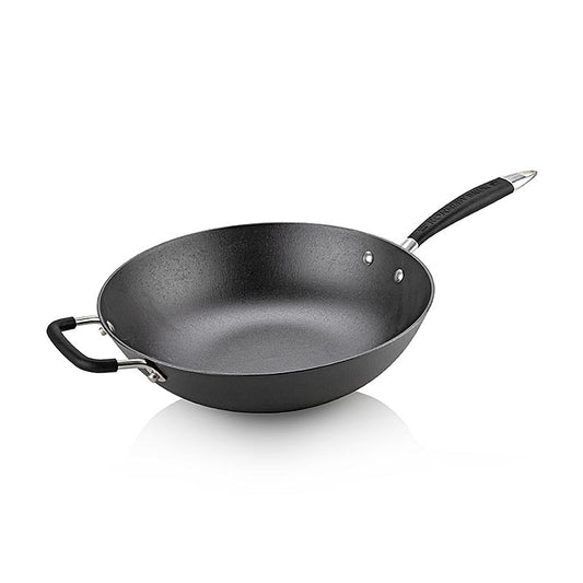 Poêle wok ultra-légère, Ø 30 cm, avec poignée recouverte de silicone, 1 pièce