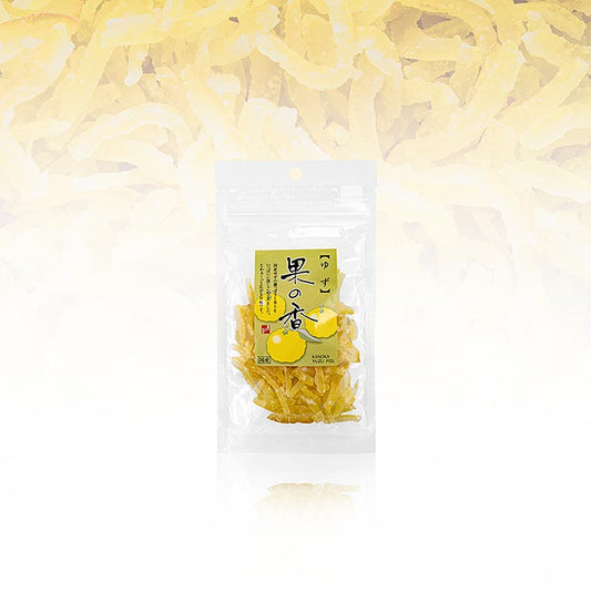 Scorze di yuzu, candite, Kanoka, 36 g