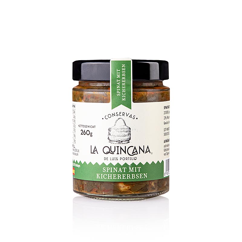 Espinacas con Garbanzos - Spinaci e ceci, La Quincana, 260 g
