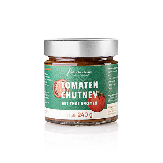 Chutney de tomates aux saveurs thaïlandaises, Altes Gewürzamt, 240 g