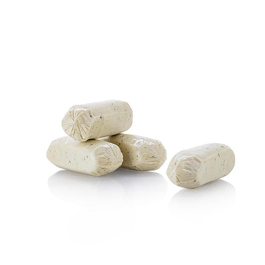 Saucisses blanches végétaliennes Greenforce à base de protéines de pois, saveur classique, 200 g, 4 pièces