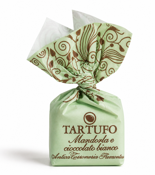 Antica Torroneria Piemontese Tartufi al cioccolato bianco con mandorle, sfusi, 1 kg