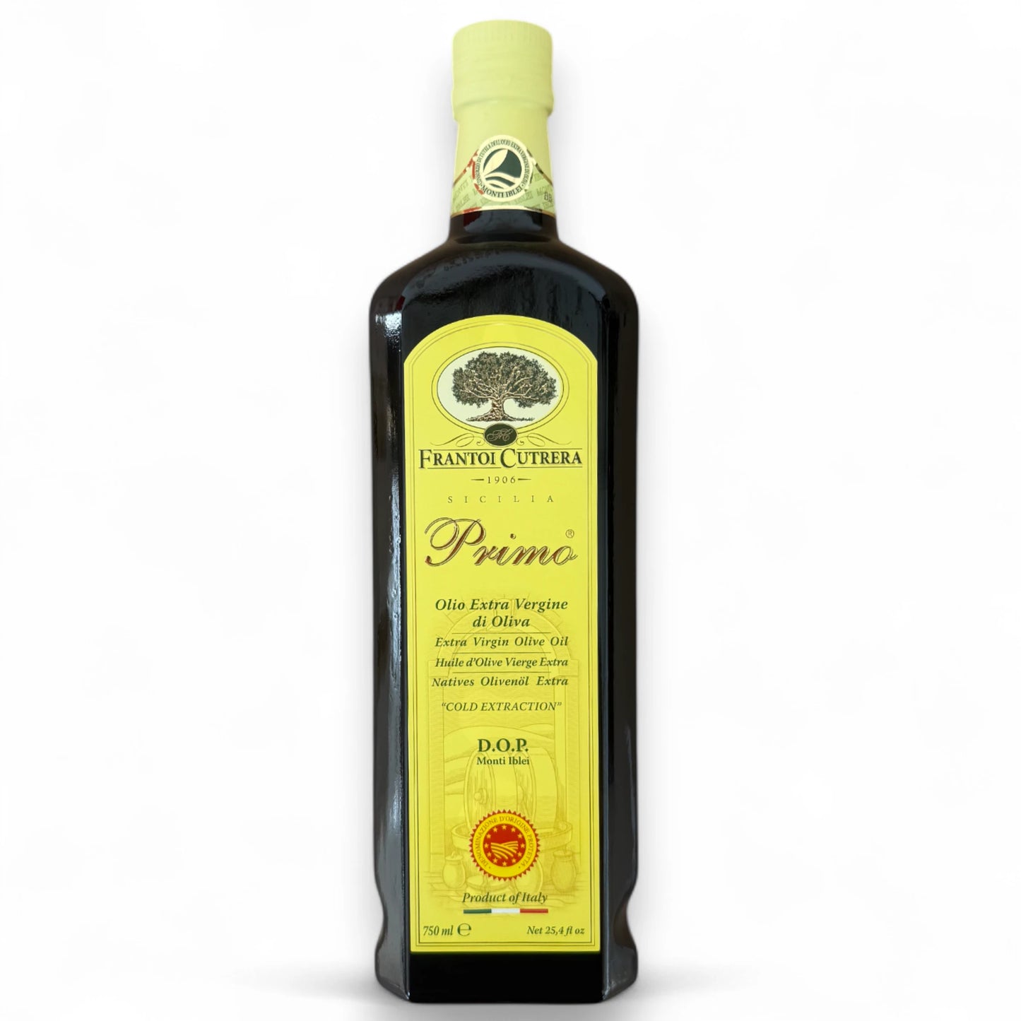 Frantoi Cutrera Primo DOP, Natives Olivenöl Extra,  100% Tonda Iblea, 750 ml