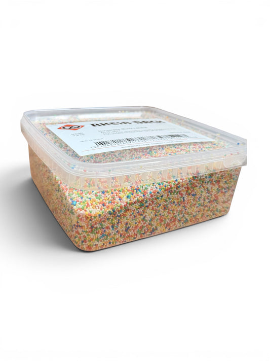 Zucchero colorato Nonpareille 1,8 kg – Perline d'amore per gelati e dolci 1,89 kg