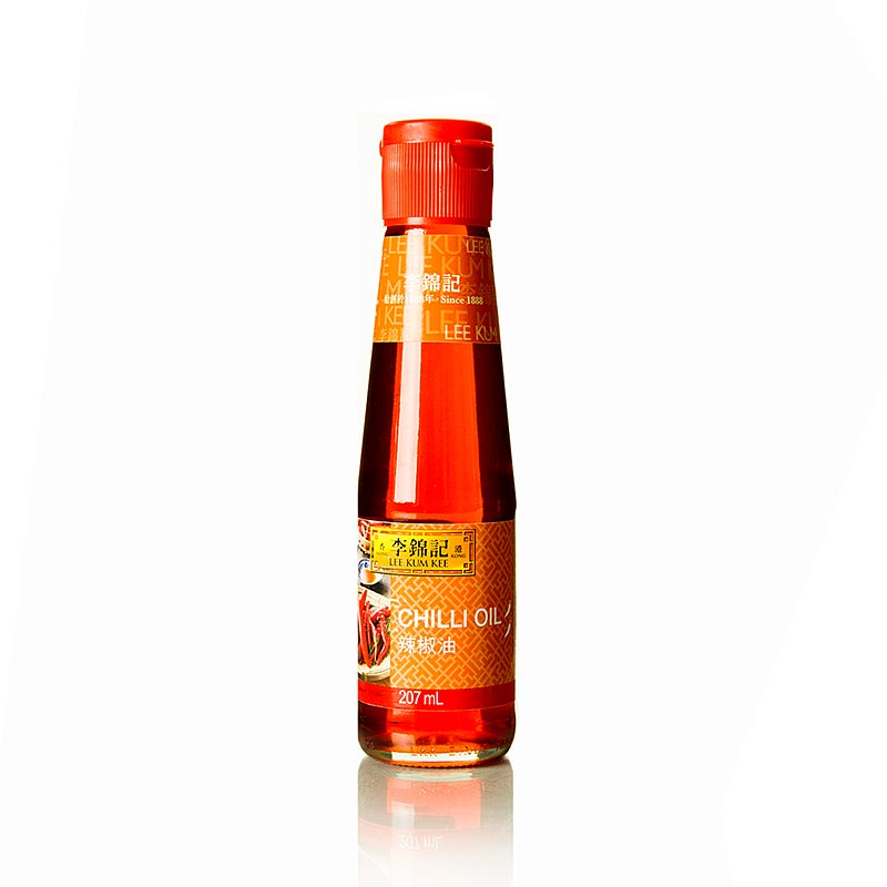 Chiliöl, Sojabohnenöl mit Chili, Lee Kum Kee, 207 ml