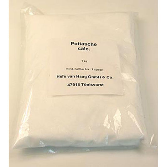 Pottasche - Kaliumcarbonat, für Lebkuchenteige, E501, 1 kg