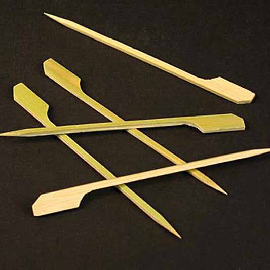 Bambus-Spieße, mit Blattende, 12cm, 250 St
