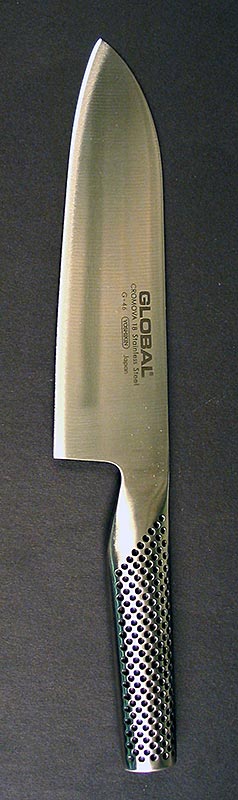 Global G-46 Santoku Messer, für Gemüse, Fisch & Fleisch, vorne spitz, 18cm, 1 St