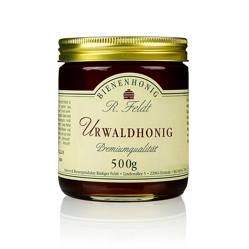 Urwald-Honig, flüssig bis cremig, lieblich aromatisch, 500 g