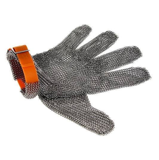 Austernhandschuh Euroflex - Kettenhandschuh, Größe XL (4), orange, 1 St