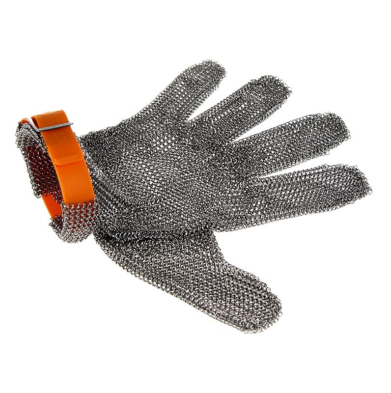 Austernhandschuh Euroflex - Kettenhandschuh, Größe XL (4), orange, 1 St