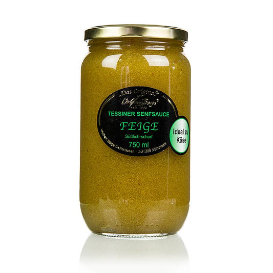 Original Tessiner Feigen-Senf-Sauce, Wolfram Berge, 750 ml