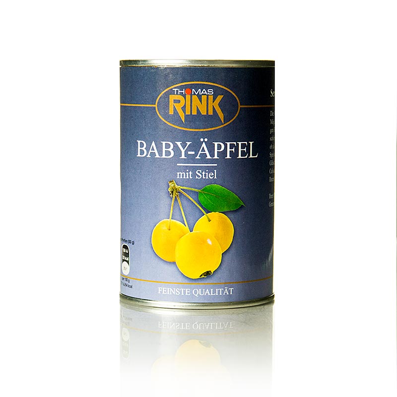 Baby-Äpfel, leicht gezuckert, mit Stiel,  425 g - Früchte, Frucht-Pürees, Frucht-Produkte - Thomas Rink - thungourmet