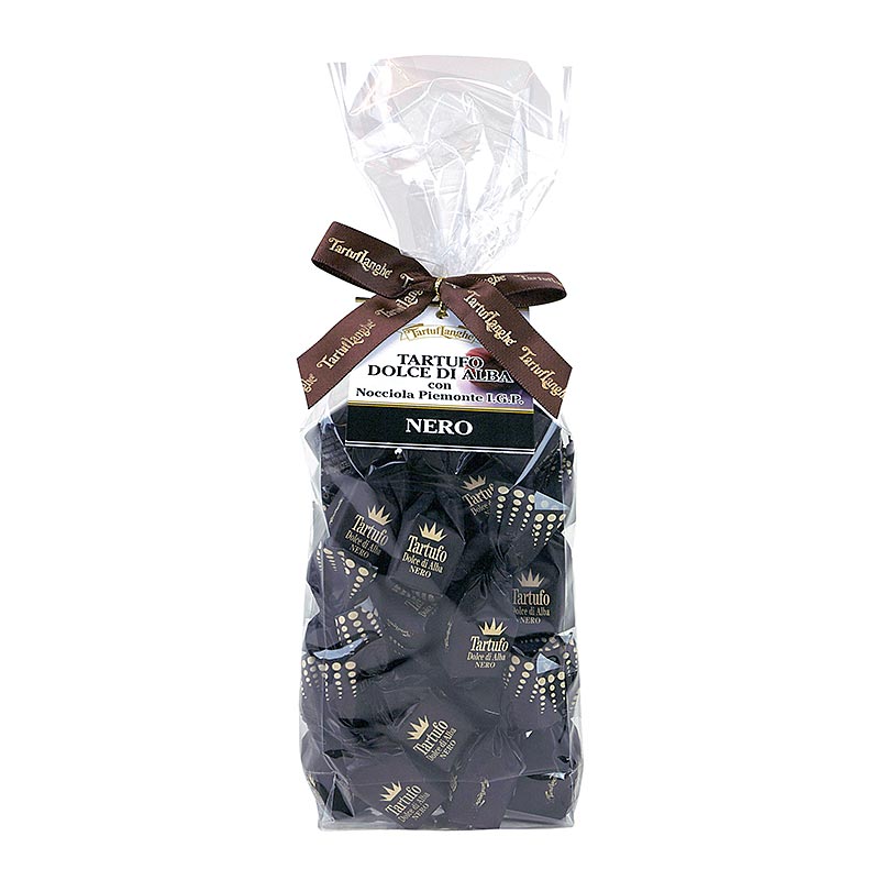 Trüffelpralinen - Dolce d´Alba, dunkle Schokolade, ca. 14g, schwarz,  200 g - Gebäck, Pralinen, Snacks - Gebäck & Pralinen - thungourmet