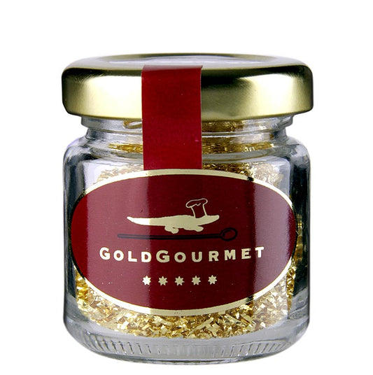 Gold - Filament Blattgoldfäden, fein, 22 Karat, E175, 0,3 g