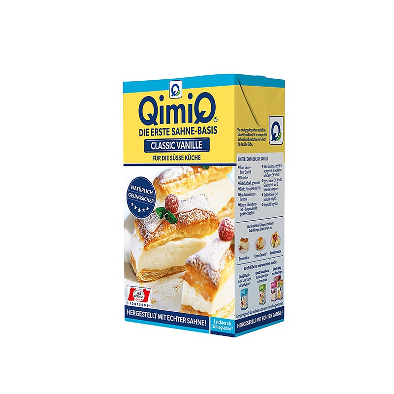 QimiQ Classic Vanille, für die süße Küche, 15% Fett, 250 g