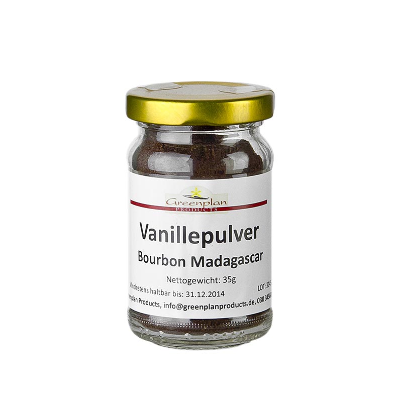 Bourbon-Vanille, gemahlen, aus Madagaskar, Greenplan, 35 g