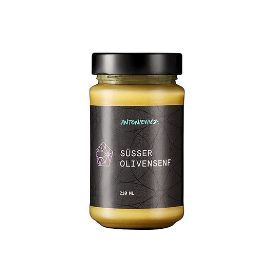 Antoniewicz - Olivensenf, süßer Senf mit kandierten Oliven, 210 ml