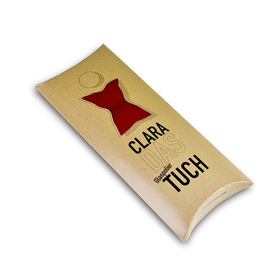 Glaspoliertuch Clara, aus Microfaser, rot,  1 St - Non Food / Hardware / Grillzubehör - Wine & Bar Non Food - thungourmet