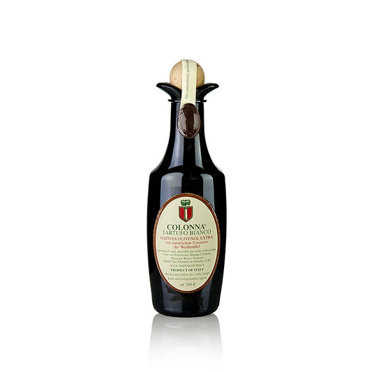 Natives Olivenöl Extra mit weißer Trüffel-Aroma (Trüffelöl), M. Colonna, 250 ml