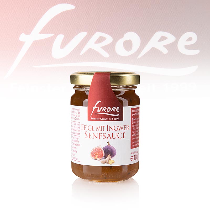 Furore - Feigen-Senf-Sauce, mit Ingwer und Limone, 180 g