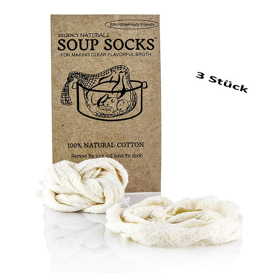 The Original Soup Socks, 100% Naturbaumwolle, 3 St