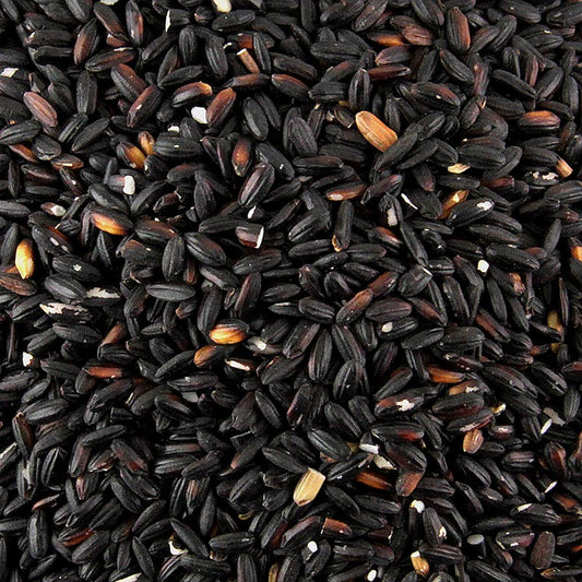 Schwarzer Kleb-Reis, nussiger Geschmack, beliebt für Desserts, 400 g